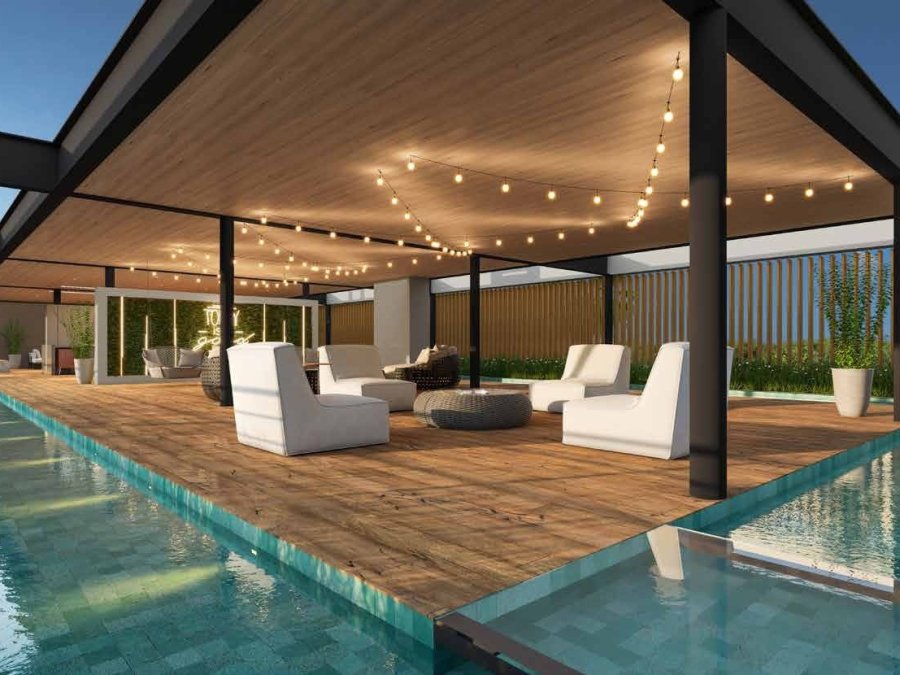 Rooftop lounge