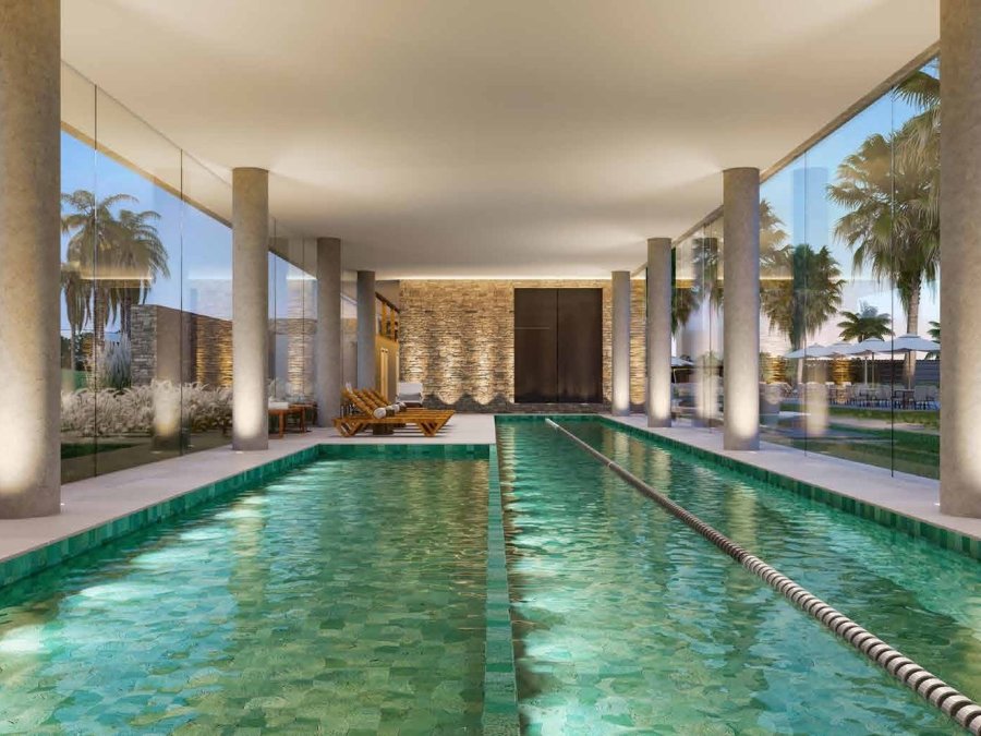 Piscina aquecida indoor