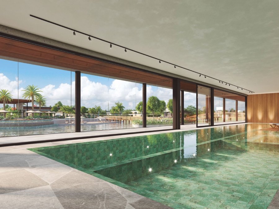 Piscina coberta aquecida