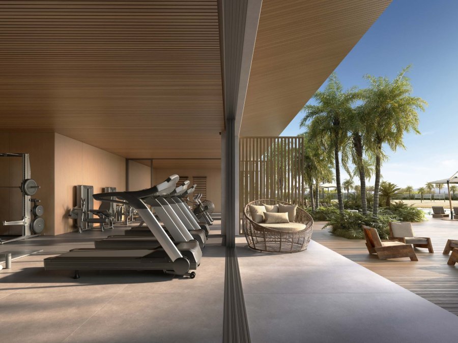Fitness integrado à área externa